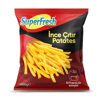 SuperFresh İnce Çıtır Patates 1 Kg