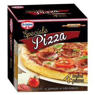 Dr.Oetker Pizza Speciale 4'lü Mini Pizza 720 G
