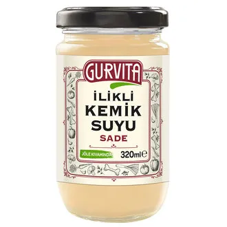 Gurvita İlikli Kemik Suyu Sade 320 Ml