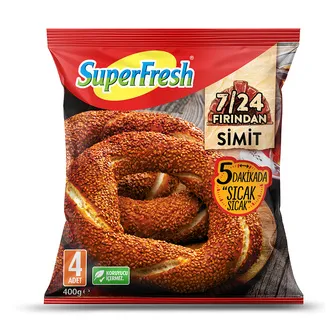 Superfresh 7/24 Fırından Simit 400 G