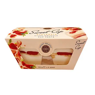 Sweet Heaven Dondurulmuş Glutensiz Çilekli Kup 2x90 G