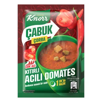 Knorr Çabuk Çorba Kıtırlı Acılı Domates 22 G