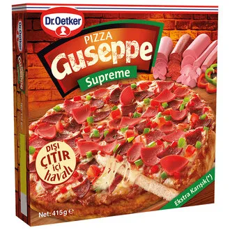Dr.Oetker Guseppe Supreme Extra Karışk Pizza 415 G