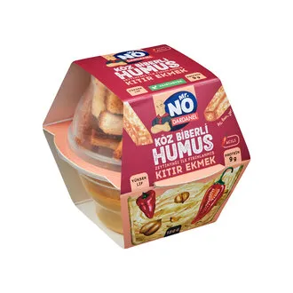 Mr.No Humus Köz Biberli Kıtır Ekmekli 130 G
