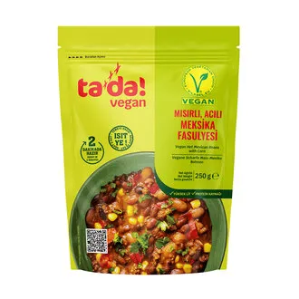 Tada Vegan Mısırlı Acılı Meksika Fasulyesi 250 G