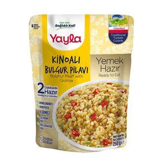 Yayla Yemek Hazır Kinoalı Bulgur Pilavı 250 G