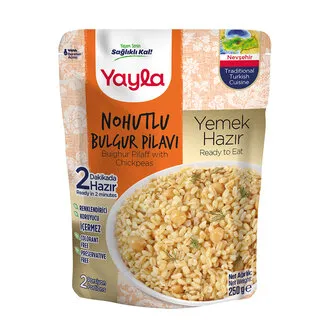Yayla Yemek Hazır Nohutlu Bulgur Pilavı 250 G