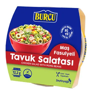 Burcu Maş Fasulyeli Tavuk Salatası 150 G