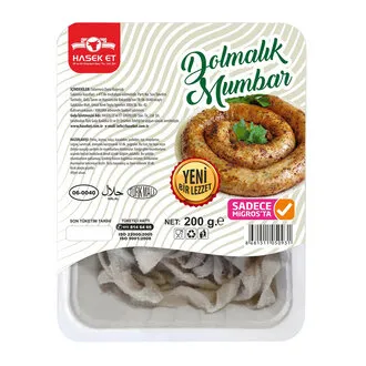 Hasek Dolmalık Mumbar (Salamura Dana Bağırsak) 200 G