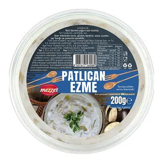 Mezzet Patlıcan Ezme 200 G
