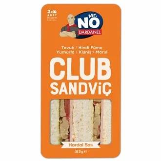 Mr.No Tavuklu Club Sandviç 185 G