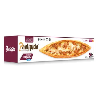 Nelipide Kuşbaşı Kaşarlı Pide 3 Adet 375 G