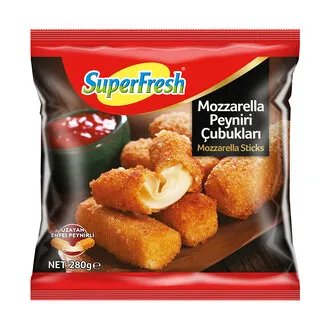 SuperFresh Mozzarella Peyniri Çubukları 280 G