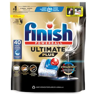 Finish Ultimate Plus Hepsi 1 Arada 40 Tablet 488 G