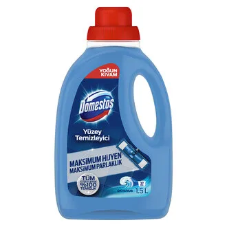Domestos Yüzey Temizleyici Okyanus Maksimum Hijyen Tüm Yüzeyler için Yüzey Temizleyici 1500 ML
