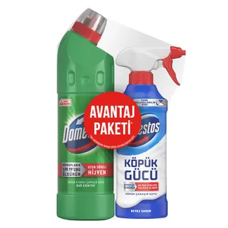 Domestos Köpük Beyaz 450 Ml + Dağ Esintisi 750 Ml