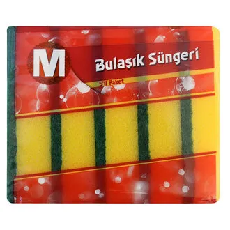 Migros Bulaşık Süngeri - Düz 5'li