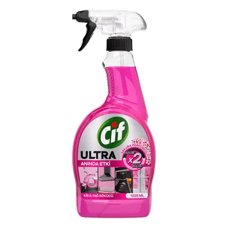 Cif Sprey Ultra Anında Etki Sakura Kir ve Yağ Çözücü 1025 Ml
