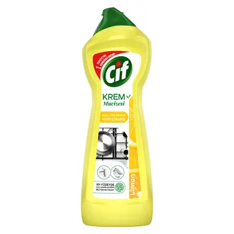Cif Krem Yeni Nesil Yüzey Temizleyici Limon 750 Ml
