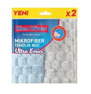 Klen Hauss Mikrofiber Ultra Emici Bez 2'li