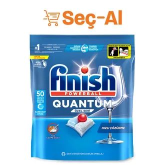 Finish Quantum Özel Seri 50'li Bulaşık Makinesi Tableti 520 G