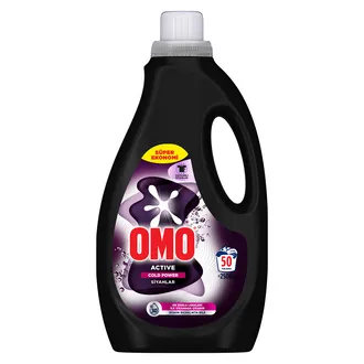 Omo Sıvı Deterjan Cold Power Siyahlar 2.5 L