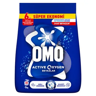 Omo Active Oxygen 40 Yıkama 6 Kg