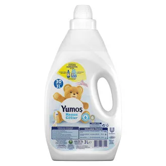 Yumoş Yumuşatıcı Hassas Ciltler İçin 3000 ML 30 Yıkama