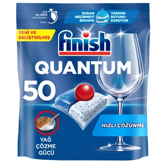 Finish Quantum 50 Kapsül Bulaşık Makinesi Deterjanı Tableti