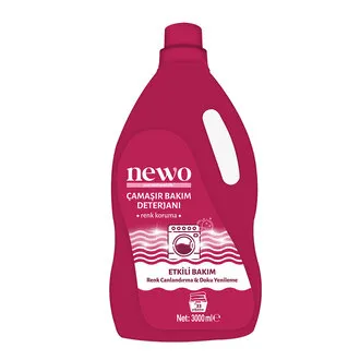 Newo Sıvı Çamaşır Bakım Deterjanı Renkli 3L