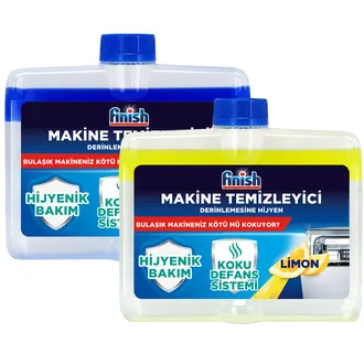 Finish Bulaşık Makinesi Temizleyici Sıvı 2X250 Ml