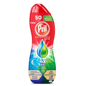 Pril Excellence Duo Jel 900 Ml (50 Yıkama) Yağ Çözücü