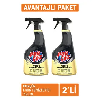 Porçöz Fırın Temizleyici 2x750 Ml