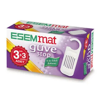 Esemmat Güve Stop (3 Askı + 3 Çekmece)