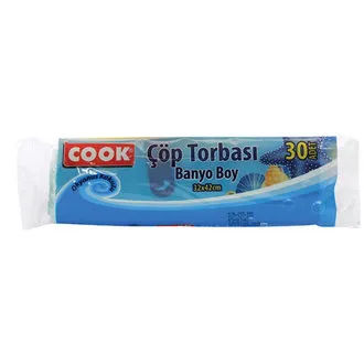 Cook Okyanus Kokulu Çöp Torbası Banyo 30'lu