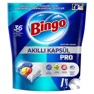 Bingo Akıllı Bulaşık Kapsülü Pro 36'lı 493 G