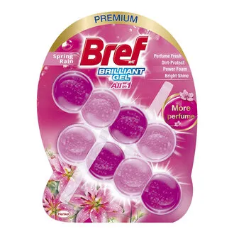 Bref Brilliant Gel Spring Rain Klozet Bloğu 2 x 42 G