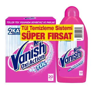 Vanish Kosla Tül Temizleyici 2'li Paket (Toz + Parlatıcı)