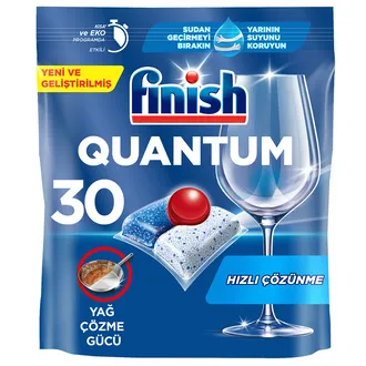Finish Quantum 30 Kapsül Bulaşık Makinesi Deterjanı Tableti