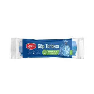 Roll-Up Çöp Torbası Orta 15'li