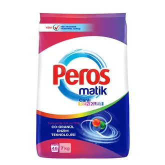 Peros Matik Color Canlı Renkler 7 Kg