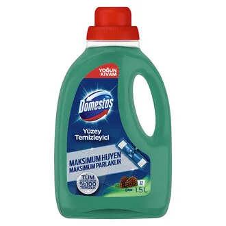 Domestos Yüzey Temizleyici Çam Maksimum Hijyen Tüm Yüzeyler için Yüzey Temizleyici 1500 ML