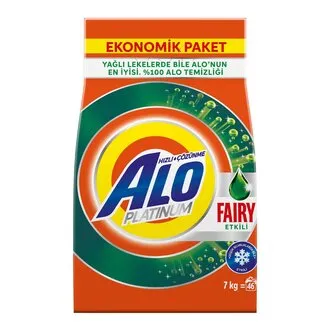 Alo Platinum 7 Kg Fairy Etkili Beyazlar Aquapudra Toz Deterjan