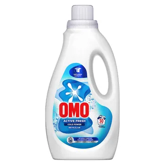 Omo Active Fresh Cold Power Beyazlar İçin Sıvı Deterjan 1500 Ml