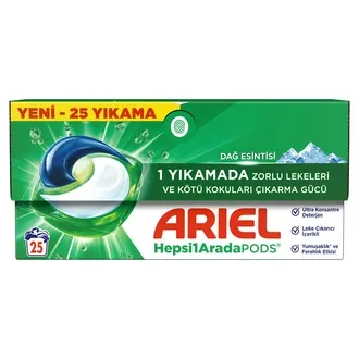 Ariel Pods Çamaşır Deterjanı Kapsülü 25'li 477.5 G