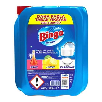 Bingo Bulaşık Deterjanı 3.884 Ml
