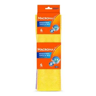 Macromax Açık Mikrofiber Bez 4'lü