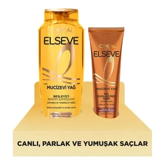Elseve Mucizevi Yağ Şampuan 400 Ml + Krem 150 Ml