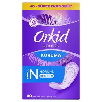 Orkid Günlük Koruma Ekonomik Normal 40'lı