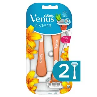 Gillette Venus Tıraş Makinesi Riviera Kadın 2'li